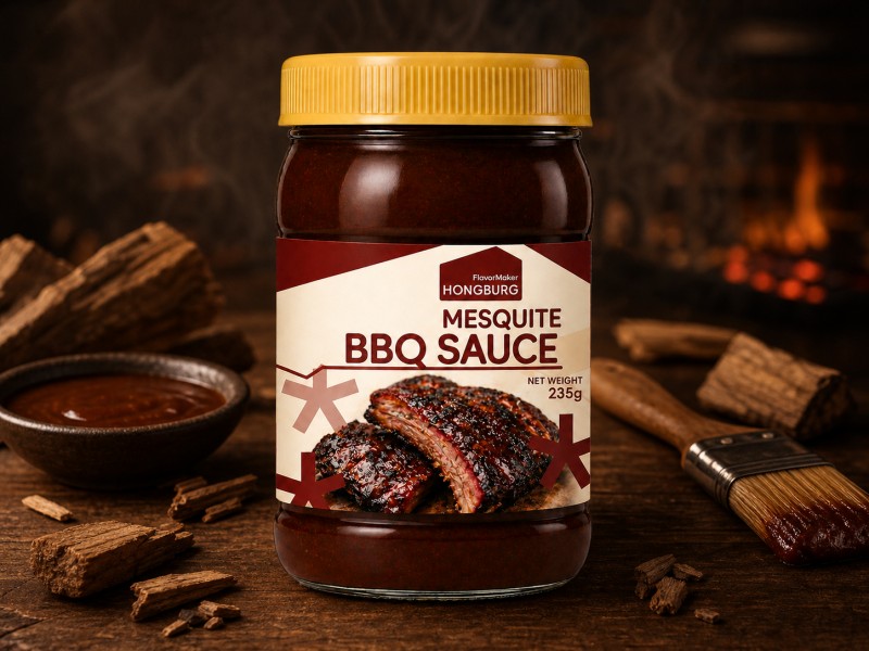 రిచ్ స్మోకీ ఫ్లేవర్‌తో మెస్క్వైట్ BBQ సాస్