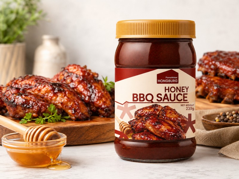 స్వీట్ రిచ్ హనీ BBQ సాస్